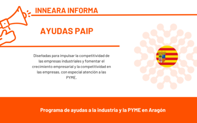 PAIP: Programa de ayudas a la industria y la pyme en ARÁGÓN